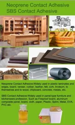 Wood Furniture Leather Making Car Repairing Good Low Cost No Harm to Human Body Neoprene Contact Adhesive Glue