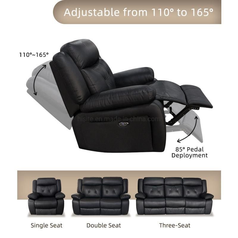 Home Theater Cheers Functional Sofa Recliner Adjustable Removable Washing Cloth