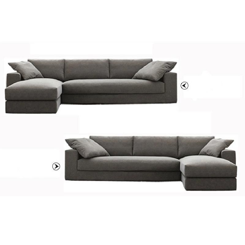 Wholesale Modern Hot Sell Home Living Room Wooden Frame Leisure Corner Sectional Sofa