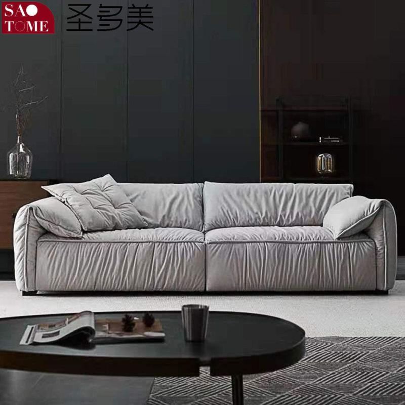 Modern Living Room Furniture Flannelette Multiplayer Sofa