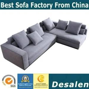 China Furniture Factory L Shape Chaise Lounge Fabric Sofa (T1805)