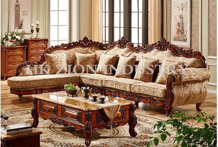 Luxury Lounge Living Room Furniture Sofa Fabric Upholstery Modernos Lounge Chair Sofa European Style Leisure Corner Sofa