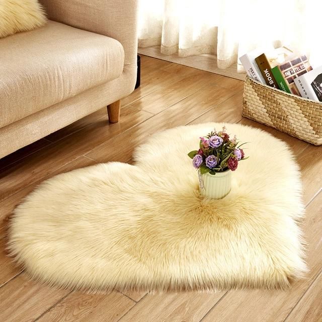 Faux Fur Indoor Ultra Soft Fluffy Rug for Bedroom Floor Sofa Living Room