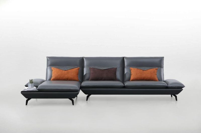 Modern Furniture L Shaped Corner Sofa Set Leather Modern Sofa From Foshan China