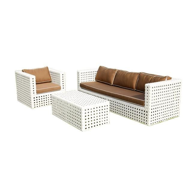 F- Outdoor Rattan Furniture Patio Wicker Garden Sofa (4014)