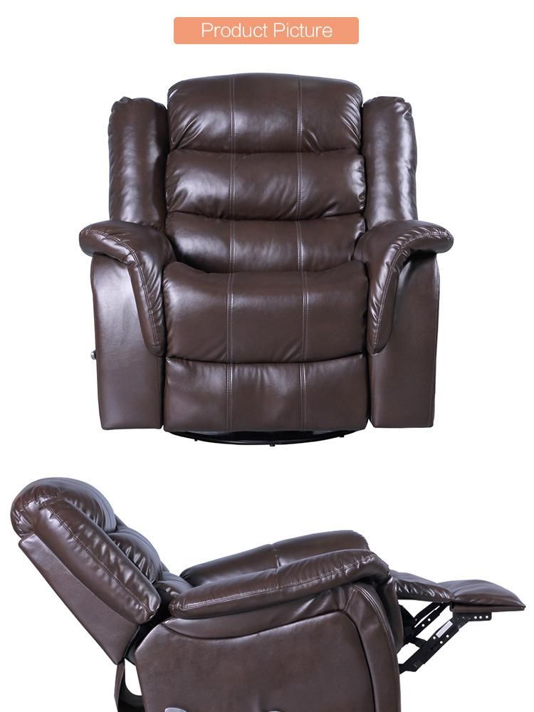 Luxury American Style Modern Design Swivel Glider Recliner Sofa