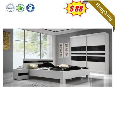 High Quality Modern Wood Melamine Apartment Home Bedroom Furniture Set Sofa King Size Hotel Bed