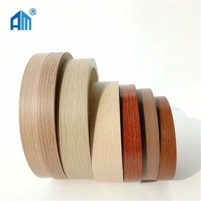 Ningbo Factory Supply 1mm High Gloss Woodgrain Furniture PVC Edge Banding