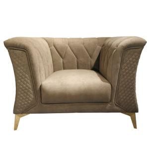 New Model Light Luxury Home Furniture Fabric Sofa (B24)