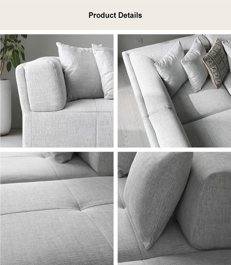 Sponge with Armrest Modular Recliner Home Furniture Set Fabric Sofa