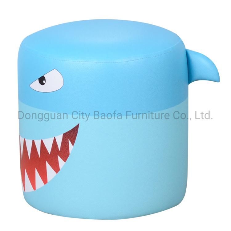 Hot Sale Fashion Modern Stylish Leather Cute Child Stool Ottoman