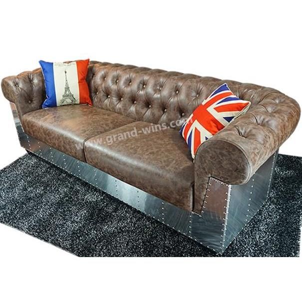 Hot Sale Aluminum Vintage Sofa for Hotel Furniture