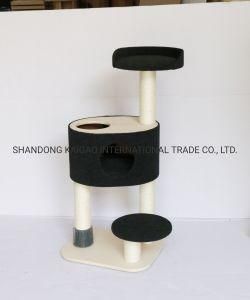 Durable Modern Manufacture Cat Tree with Cave and Sofa