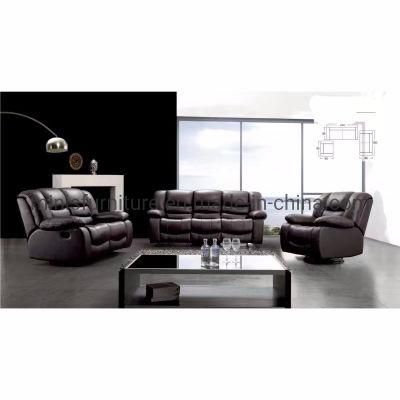 (MN-SF110) Modern Living Room Furniture Leather Electionic Function Recliner Sofa