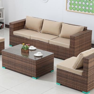 Leisure Rattan Sofa Rattan Chair Courtyard Garden Outdoor Leisure Sofa Chair