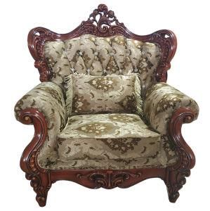 America Antique Royal Furniture Sectional Fabric Sofa (169-22)