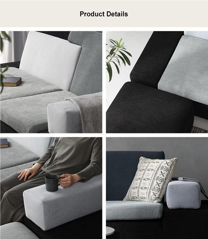 Sponge Home Furniture Set Living Room Luxury Modern Design Sofa