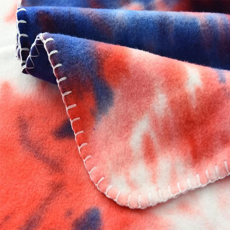 100% Polyester Velvet Polar Fleece Throw Bed Sofa Knit Blanket Hoodie Blanket Fuzzy Blanket Wearable Blanket with Sleeve
