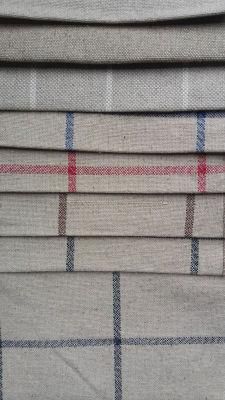 Linen Yarn Dyed Upholstery Textile Bedding Cushion Sofa Fabric