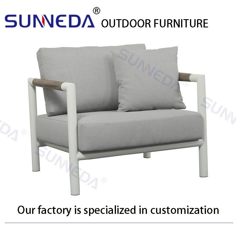 Furniture Wholesale Luxury Outdoor Modern Leisure Aluminum Garden Sofa