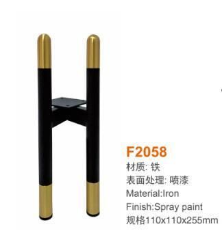 Double Twin Sofa Feet Bed Legs with Iron Power Coating for Furniture Cabinet TV Stand Foot