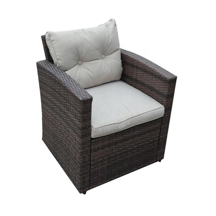 Patio Sofa Brown Chair Sofa Rattan Garden Sofa Set