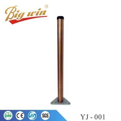 Well-Documented Customizable Metal Black Table Non-Slip Legs with Iron Plate for China Manufacturer Modern Furniture Table Leg