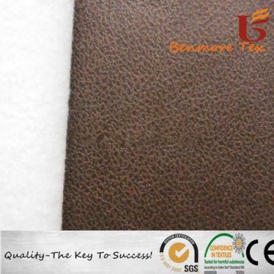 Bronzing Suede Fabric with Velour Fabric Compound for Sofa