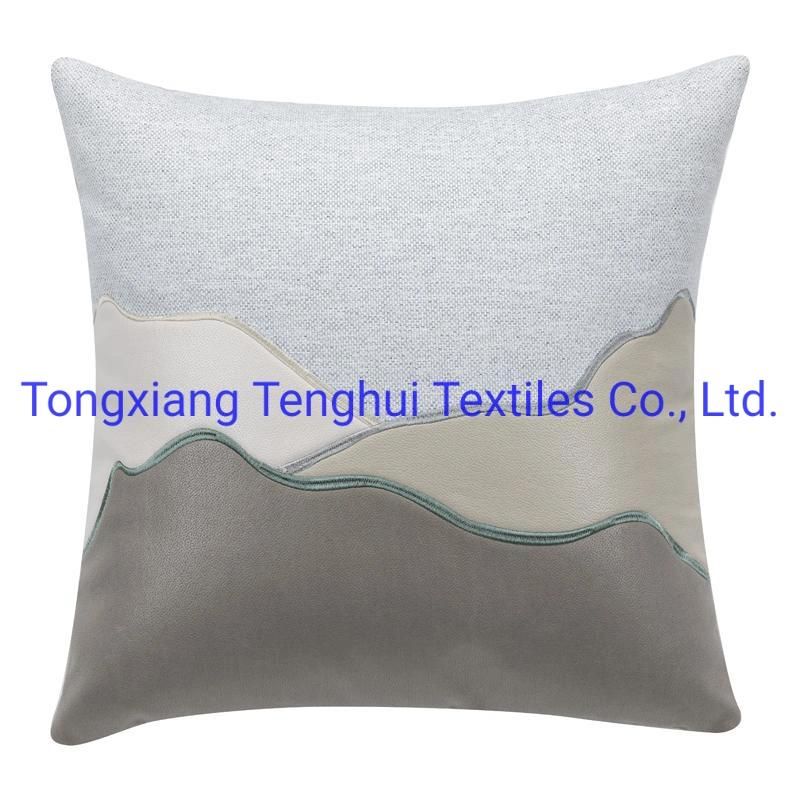 Home Textile Fabric Design for Abstract Landscape Art of Pillow Fabric