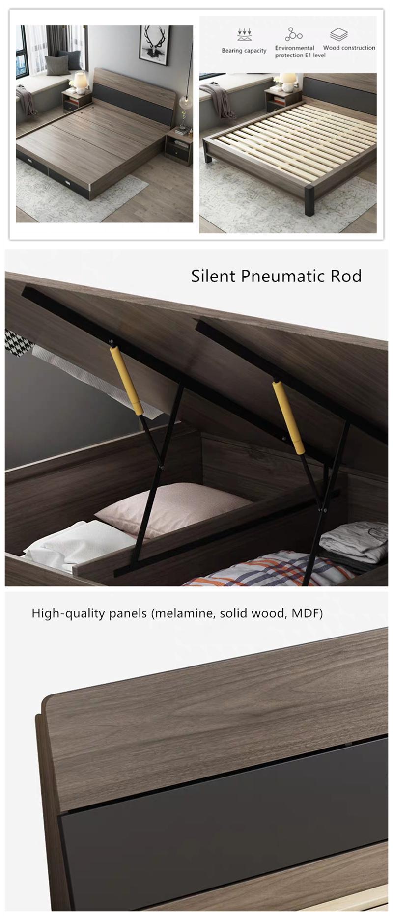 Modern Massage Folding Capsule Home Hotel Bedroom Furniture Wooden Bunk Wall Sofa Double Bed