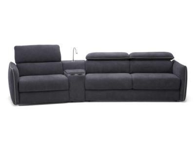 Italian Style Sofa Set Living Room Furniture Latest Design Corner Leather Sofa