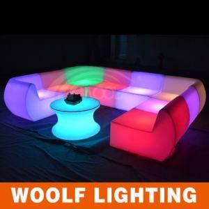 Modern Design Home Party Plastic LED Sofas
