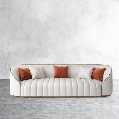 Contemporary Home Leather Sofa for Living Room S-2846