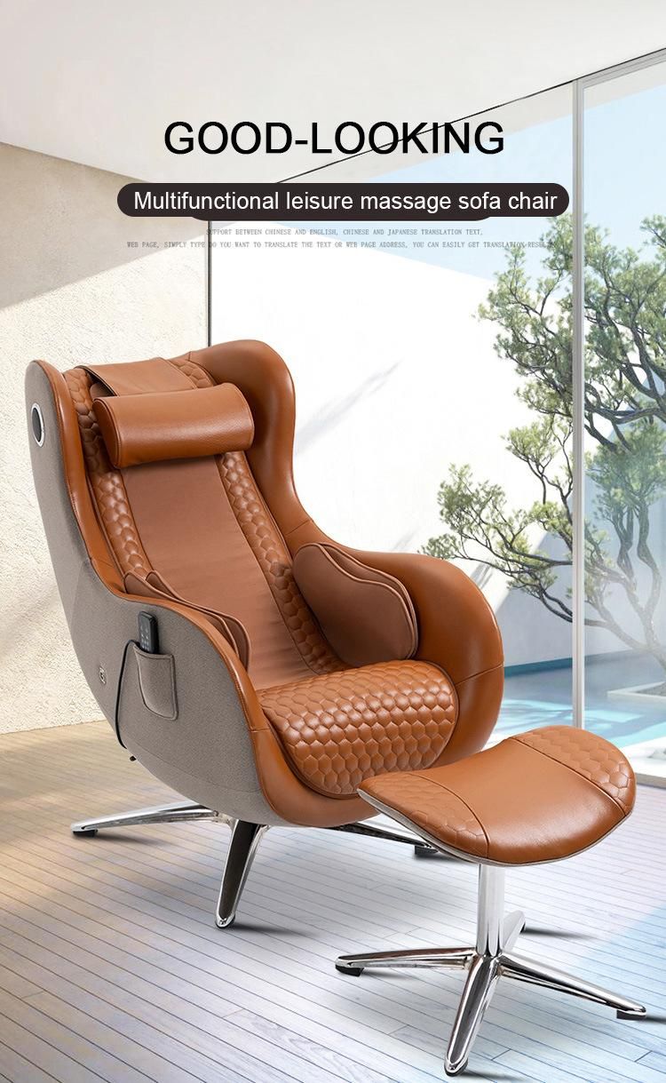 2022 China Latest Luxury Sofa 4D Recliner Leather Dual Core Massagechair Massage Chair
