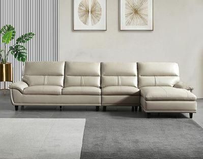 Simple Modern Leather Sofa Head Layer Cowhide Leather Art Sofa Living Room Furniture