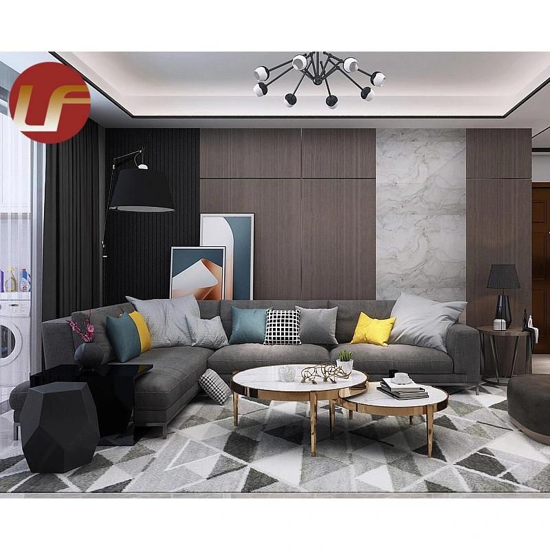 China Modern Design Factory Price 4-5 Star Customized Living Room Furniture Sets