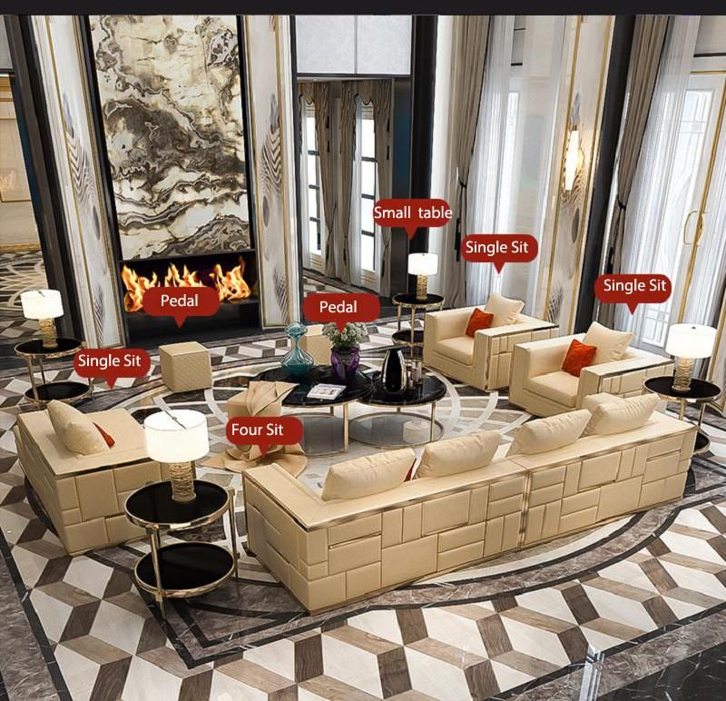 Factory Supply Custom Color Hotel Lobby Sofa Furniture