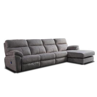 Fashionable and Reclining Chesterfield Sofa Set Luxury Living Room Furniture Leather Sofa