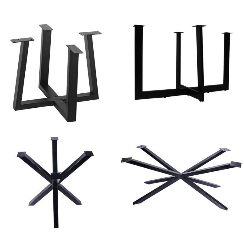 Durable Square Metal Frame Bench Legs for Furniture Leg