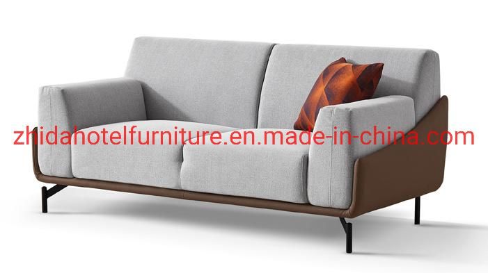 Modern Home Hotel Lesuire Corner Single Fabric Living Room Sofa