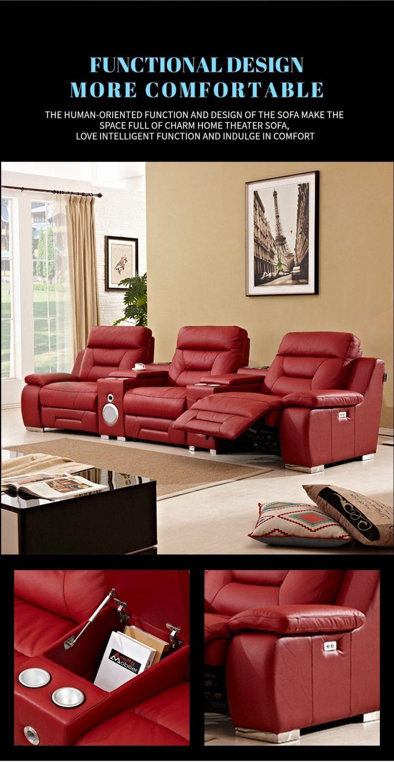 Modern Electric Home Theater, Private Theater, Multifunctional Combination of Video Room, Video Room, Sofa Customization
