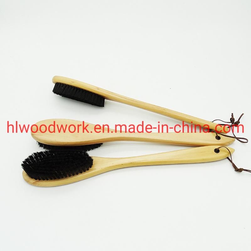 Hand Broom Cleaning Brushes-Soft Bristles Dusting Brush for Cleaning Car/ Bed/ Couch/ Draft/ Garden/ Furniture/Clothes, Birch Wood Handle Natural Sofa Brush