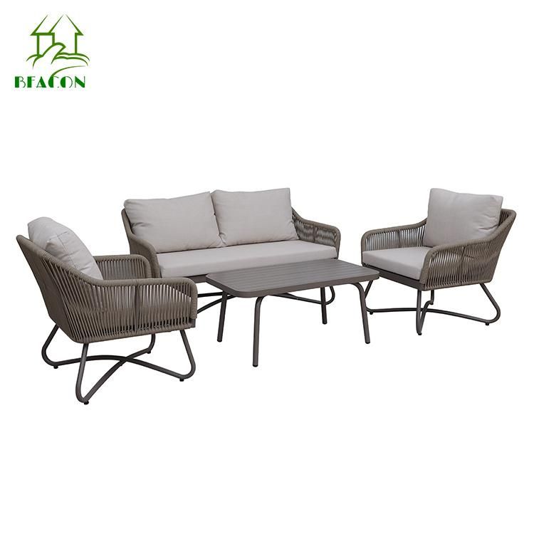 Garden Set Garden Sofas Outdoor Furniture Aluminum Sofa Set Rope Sofa