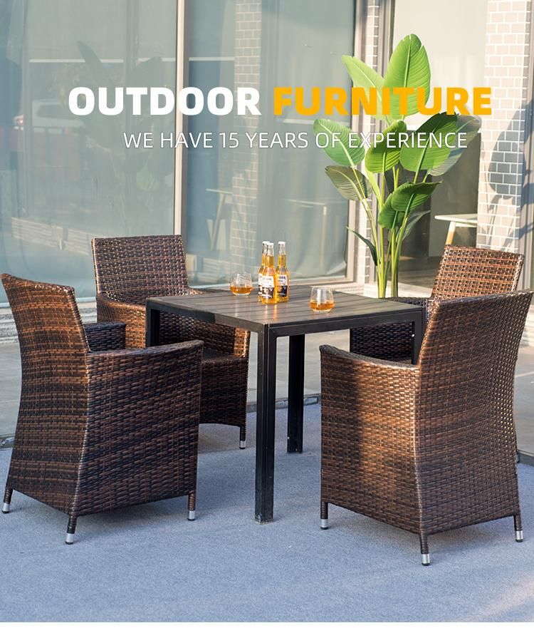 Outdoor Garden Terrace Sofa Furniture, High-Quality Anti-Ultraviolet Rattan/Waterproof and Sunscreen