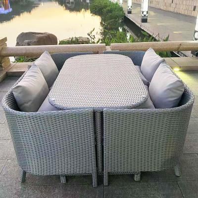 Sofa Combination Rattan Chair Courtyard Rattan Weave Sunscreen Waterproof