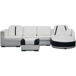 2013 Hot Selling U-Shape Sectional Corner Leather Sofa (A18)