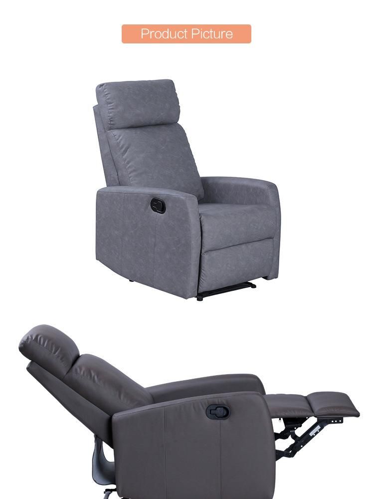 Popular Design Hot Sale PU Leather Single Seat Chair Recliner Sofa