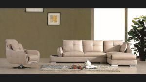 Modern L-Shape Leather Sofa 380