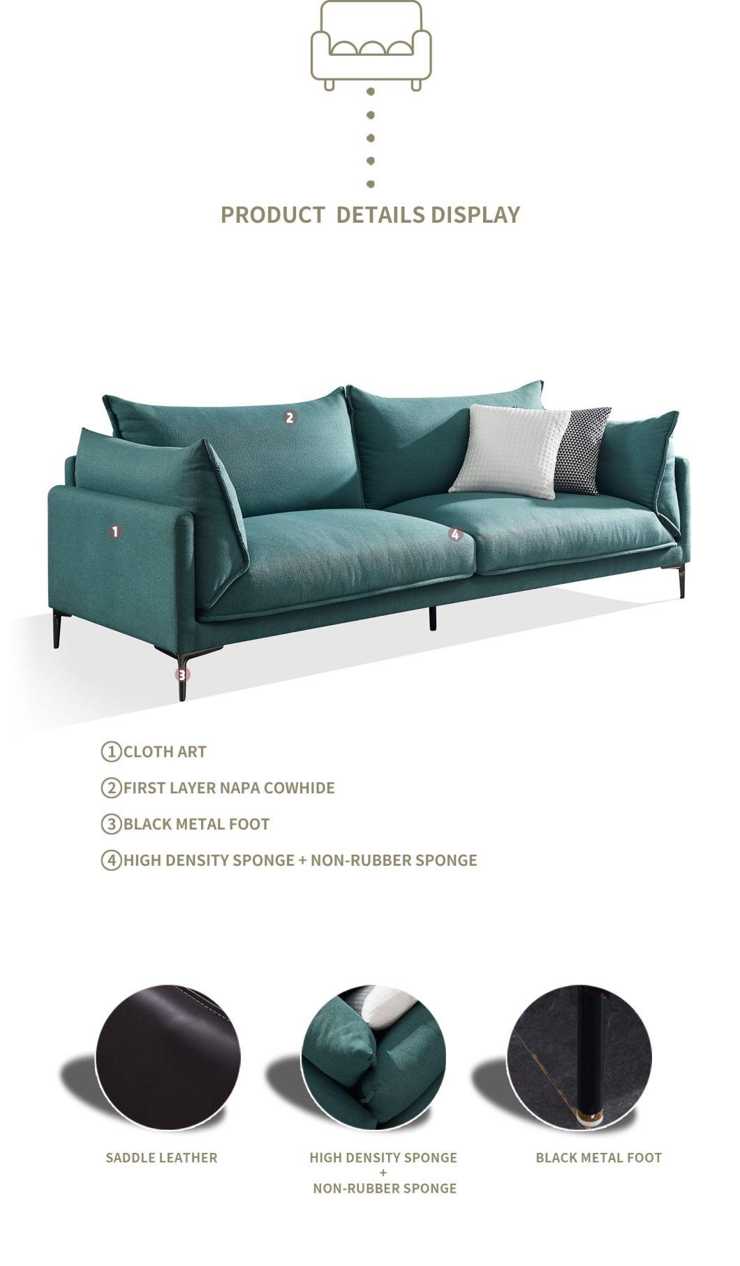 2021 China Factory Modern Contracted Cloth Living Room Sofa