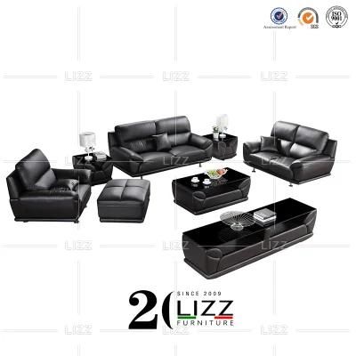Nordic Hot Selling Office Living Room Modern Furniture Leisure Modular Couch Genuine Leather Sofa